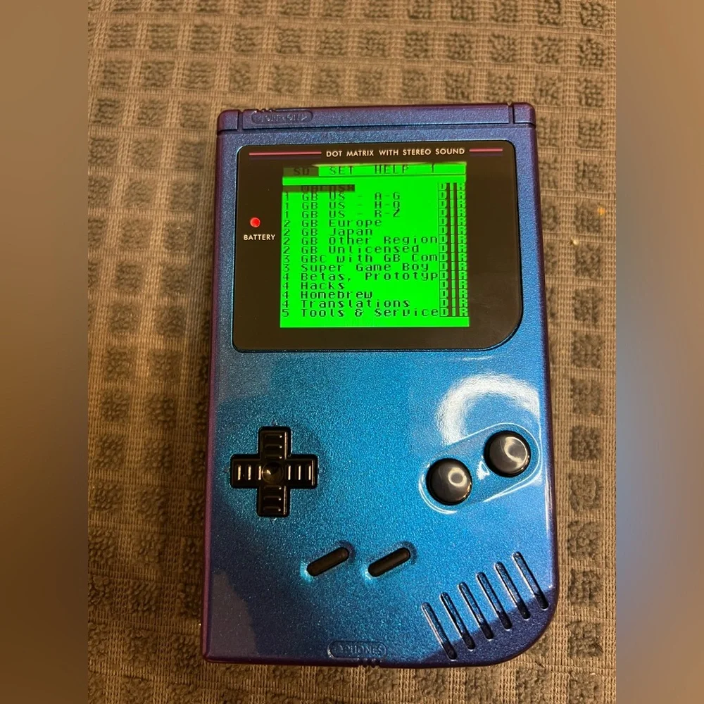 Custom Chameleon “Mystichrome” Game Boy DMG